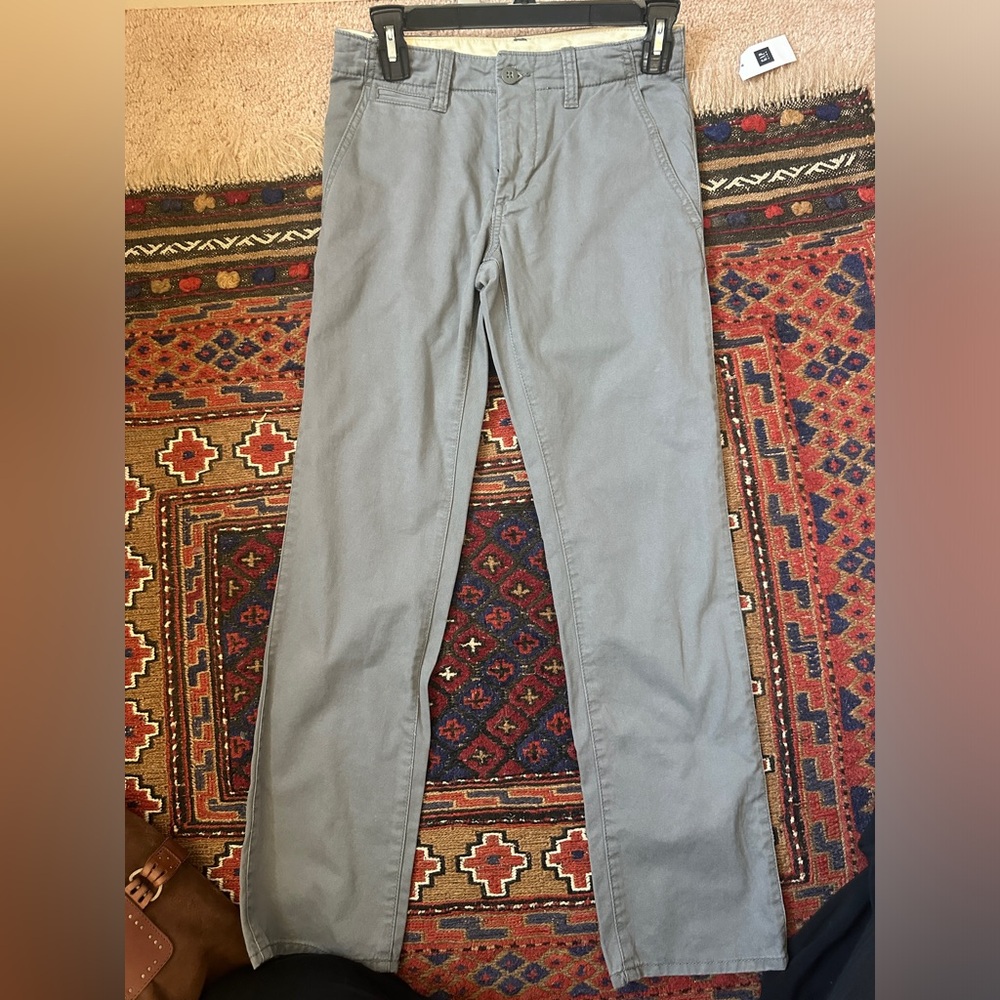 GAP Gray Formal Bottoms with Straight Leg Cut